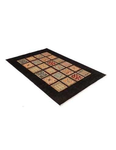 Tappeto Bakhtiyar Pakistan 123x186 Marrone Scur