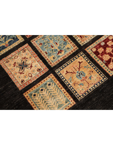 Tappeto Bakhtiyar Pakistan 123x186 Marrone Scur