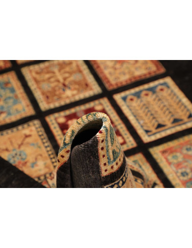 Tappeto Bakhtiyar Pakistan 123x186 Marrone Scur