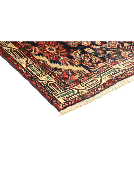 Rug Hamadan Persia grey maroon 101x143