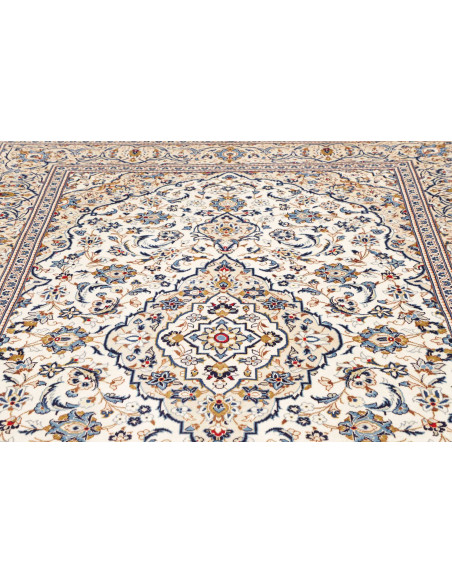 Kashan 196x295 Cm Kashan, Persia, Lana Cardata A Mano