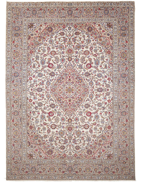 Kashan 302x418 Cm Kashan, Persia, Hand-carded Wool warp: