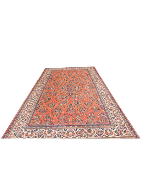 Sarough 196x310 Cm Sarough, Persia, Hand-carded Wool warp: