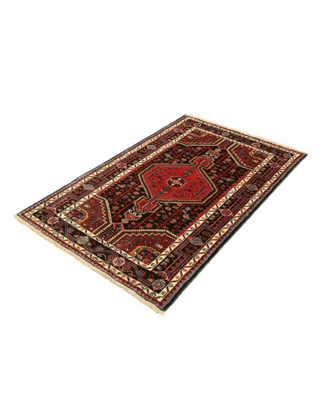 Tappeto Hamadan Persia grigio marrone 101x152