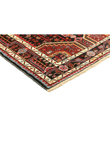 Tappeto Hamadan Persia grigio marrone 101x152