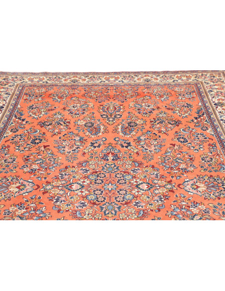 Sarough 196x310 Cm Sarough, Persia, Hand-carded Wool warp: