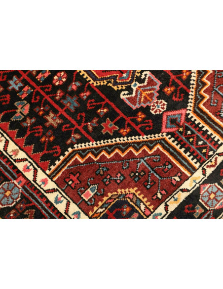 Tappeto Hamadan Persia grigio marrone 101x152