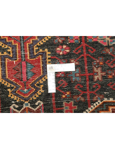 Tappeto Hamadan Persia grigio marrone 101x152