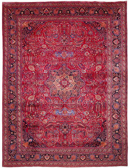 Mashad 303x400 Cm Mashad Persia Hand-carded Wool Cotton