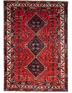 Shiraz 225x318 Cm Shiraz, Persia, Lana Cardata A Mano