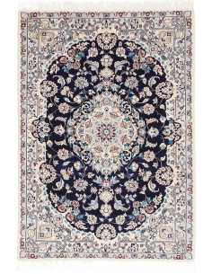 Nain 6la 80x114 Cm Nain 6la, Persia, Lana Cardata A Mano E