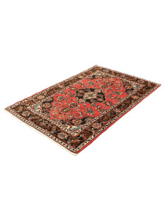 Tappeto Hamadan Persia rosso grigio 108x160 2