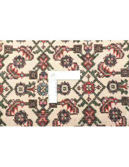 Rug Hamadan Persia maroon yellow 104x148