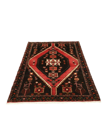 Rug Hamadan Persia red brown 118x173