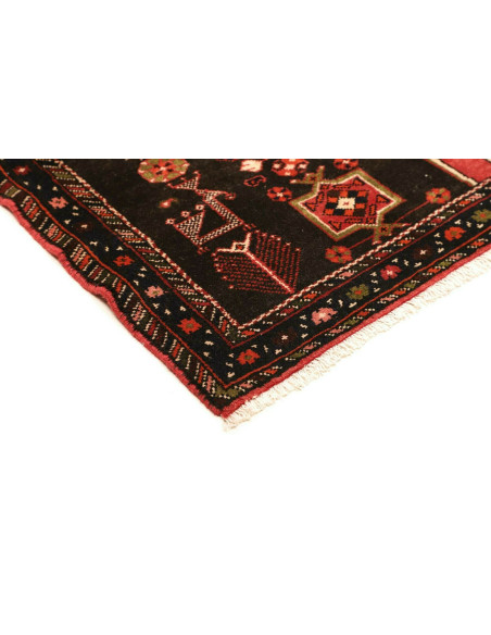 Rug Hamadan Persia red brown 118x173