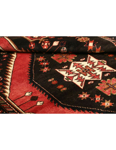Rug Hamadan Persia red brown 118x173