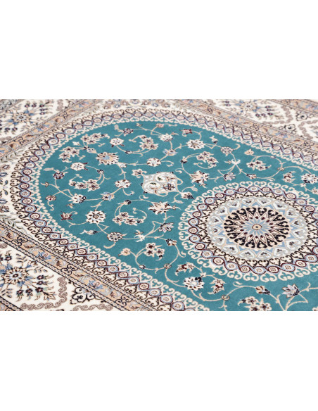 Nain 6la 128x200 Cm Nain 6la Persia Lana Cardata A Mano Seta