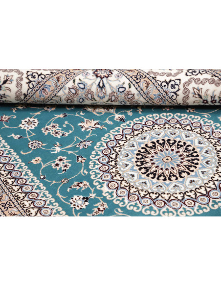 Nain 6la 128x200 Cm Nain 6la Persia Lana Cardata A Mano Seta