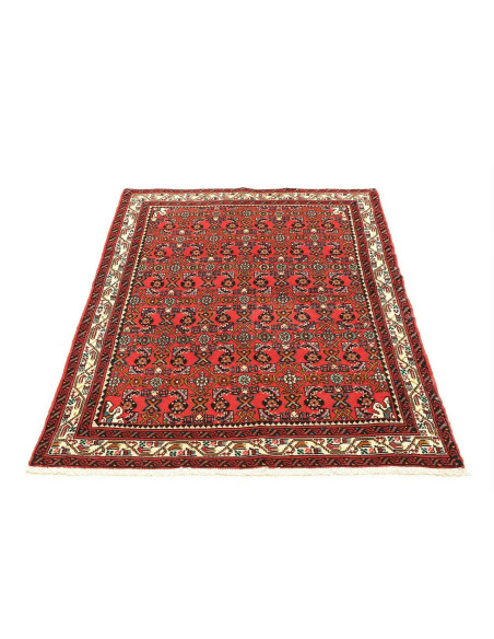 Tappeto Hamadan Persia marrone blu 101x150