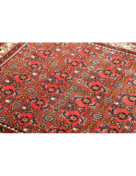 Tappeto Hamadan Persia marrone blu 101x150