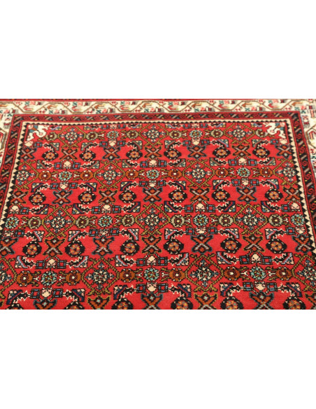 Tappeto Hamadan Persia marrone blu 101x150