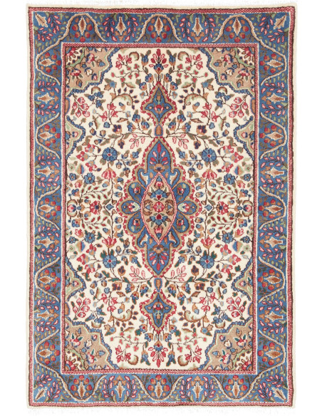 Kerman 92x140 Cm Kerman, Persia, Hand-carded Wool cotton