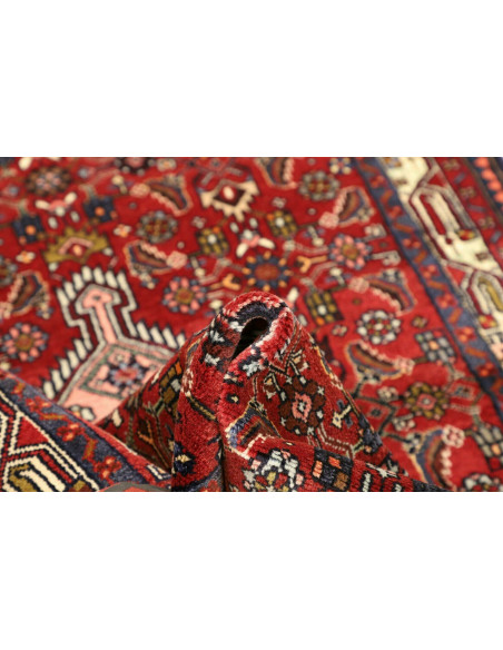 Rug Hamadan Persia grey brown 101x144