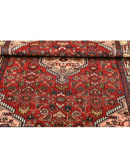 Rug Hamadan Persia grey brown 101x144