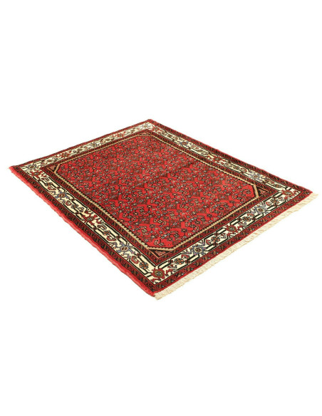 Tappeto Hamadan Persia marrone blu 112x141
