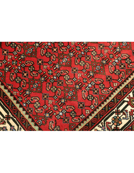 Tappeto Hamadan Persia marrone blu 112x141