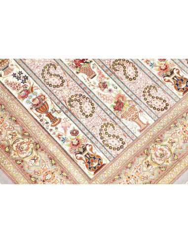 Ghom Seta 101x154 Cm Ghom Seta, Persia, 100% Seta ordito: