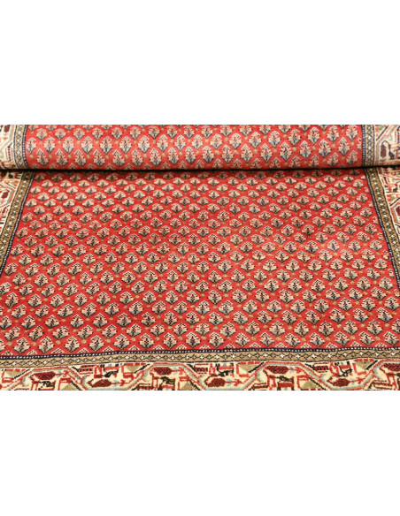 Rug Hamadan Persia brown yellow 110x150