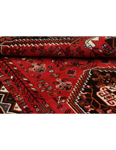 Shiraz 160x267 Cm Shiraz Persia Hand-carded Wool Cotton