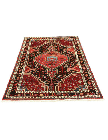 Rug Hamadan Persia grey yellow 114x165