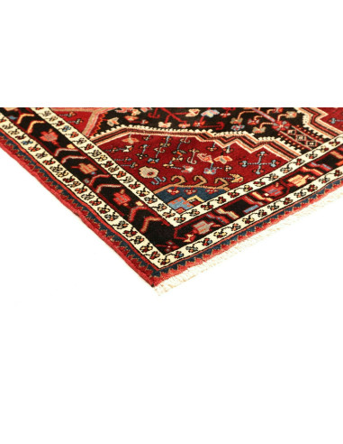 Rug Hamadan Persia grey yellow 114x165