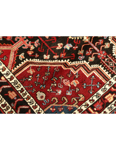 Rug Hamadan Persia grey yellow 114x165