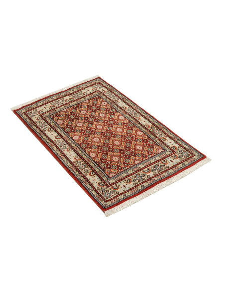Moud 55x90 Cm Moud, Persia, Lana Cardata A Mano,