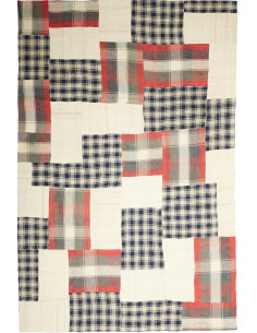 Patch 200x303 Cm Patch, Persia, Hand-carded Wool warp: