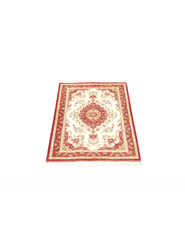 Rug Ghom Silk Persia 60x87 Cream Red