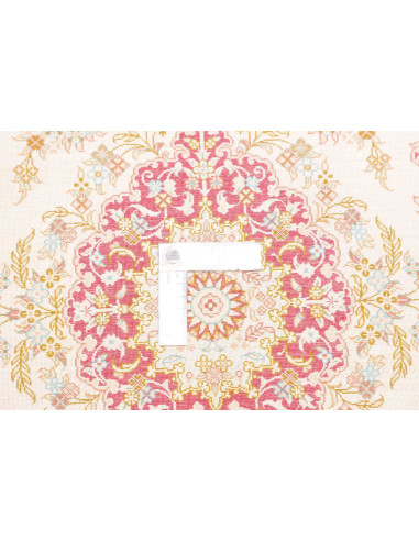 Rug Ghom Silk Persia 60x87 Cream Red