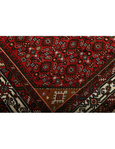 Tappeto Hamadan Persia marrone beige 150x198