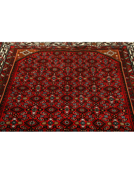Tappeto Hamadan Persia marrone beige 150x198