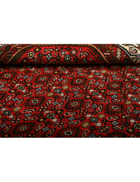 Tappeto Hamadan Persia marrone beige 150x198