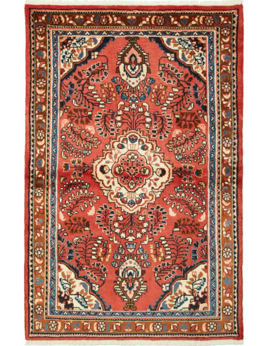 105x158 Cm Hand-knotted Persian Rug, Wool On Cotton,