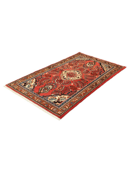 105x158 Cm Hand-knotted Persian Rug, Wool On Cotton,