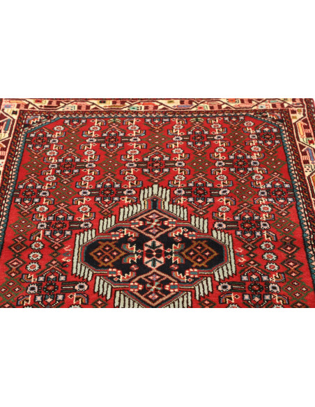 108x148 Cm Tappeto Persiano Tipo Qashqai, Persia, Lana