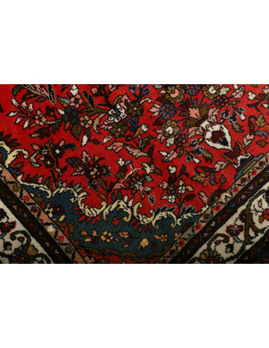 Tappeto Hamadan Persia grigio marrone 128x195