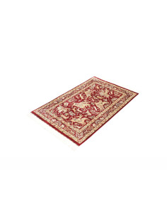 Tappeto Ghom Seta Persia 80x124 Rosso Cremisi D 2