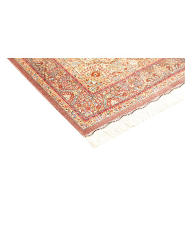 Tappeto Ghom Seta Persia 79x123 Crema Terracott
