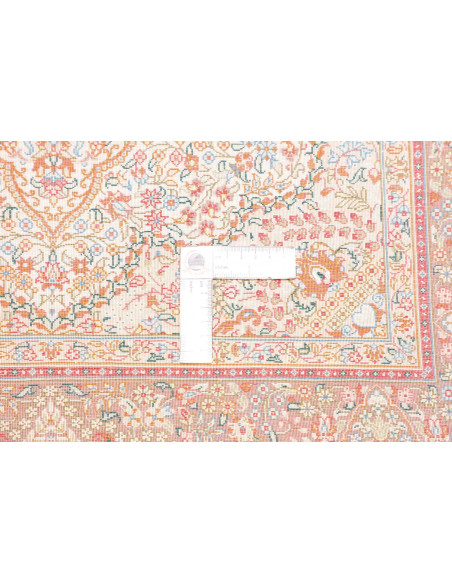 Tappeto Ghom Seta Persia 79x123 Crema Terracott